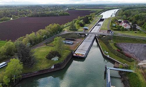 affrètement fluvial rhone saone